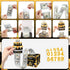 Lemicin 50 Set Birthday Money Gift Box for Cash Surprise Money Roll Gift Box with Pull Out Card and Transparent Bags