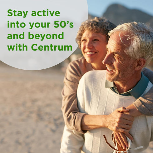 Centrum Silver Multivitamin for Adults 50+, Gluten Free, Non-GMO, Supports Memory and Cognition