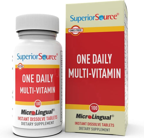 Superior Source One Daily Multi-Vitamin - Daily Supplement Supports Bone Strength, Immune