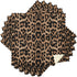 senya 6 Pack Dish Cloths - Reusable Kitchen Hand Towels with Cheeteh Leopard Print