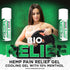 Fast Acting Hemp Pain Relief Gel with Menthol, Cooling Topical Analgesic Roll-on for Muscle and Joint Pain Relief