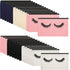 Weewooday 30 Pieces Eyelash Makeup Bags, Canvas Travel Pouches with Zipper for Women, 5 Colors (7.1 x 4.3 Inch)