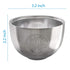 Viking Revolution Stainless Steel Shaving Soap Bowl- Shaving Mug for Shave Cream & Soap- Double Layer, Unbreakable Shaving Cup for Wet Shave