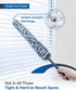 Feather Duster Kit with 5.6ft Extension Pole, 4 Washable Microfiber Dusting Brushes for Home Wall Ceiling Fan Cobweb