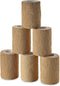 Self Adherent Wrap - Bulk Pack of 6, Athletic Tape Rolls for Ankle Sprains & Swelling