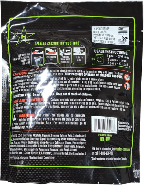 Laundry Detergent PACS, Scent 1, 45-Count