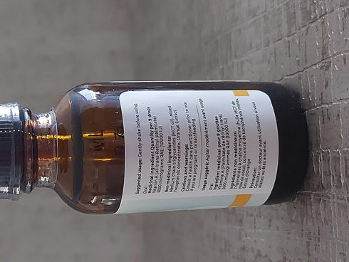 Why Not Natural Vitamin A Drops 10,000 IU - Liquid Retinyl Palmitate with Coconut MCT Oil, Vegan Micellized Vitamin A