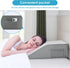Cozymaker Cooling Gel Memory Foam Wedge Pillows for After Surgery, Adjustable Leg Elevation for Swelling, Pain Relief