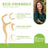 Biodegradable Dental Floss Picks, Individually Wrapped, Eco-Friendly Toothpick Stick Soft on Gums & Teeth, Unflavored,