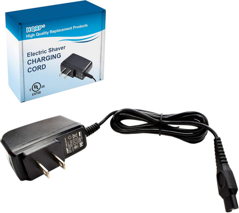 HQRP AC Adapter/Power Cord for Philips Norelco 5100 5200 Series S5210 S5290 and Cleaning Brush