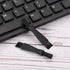 MECCANIXITY Shaver Cleaning Brush Tools: Double-Sided Black with 2 Inch Plastic Handle for Home and Office, 8 Pack.
