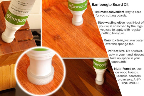 Butcher Block Mineral Oil, 2 Pack, No Mess Easy Applicator, White VC2P-CBO-5