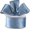 Dusty Blue Velvet Wired Ribbon, 2.5" x 10 Yards, Blue Christmas Wired Ribbon for Wreaths, Crafts, Gift Wrapping