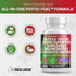 Clean Nutraceuticals Fruits and Veggies Supplement, 120 Capsules, Reds & Greens Superfood with Probiotics & Digestive