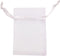 ATCG 25pcs 12x16 Inches Large Drawstring Organza Bags for Decoration, Festival, Wedding Party Favor Pouches, White