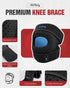 MitButy Knee Support for Men & Women Adjustable Knee Brace with Open Patella & Built-in Patella Gel Pads for Running
