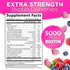 Hair Vitamins Gummy with Biotin 5000 mcg Vitamin E & C to Support Hair Growth, Non-GMO, for Thicker, Stronger & Beautiful Hair, Skin & Nails, Hair Growth Vitamin for Women & Men - 60 Gummies