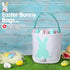 Weewooday 6-Pack Easter Bunny Canvas Tote Bags - Perfect for Egg Hunts and Gifts
