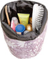 Jadyn Cinch Top Compact Travel Makeup Bag, Cosmetic Organizer for Women (Dusty Lavender)