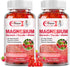Sugar-Free Magnesium Glycinate Gummies - 500mg Potassium Magnesium Complex Supplement for Memory and Mood
