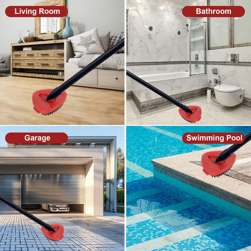 1 Pack Scrub Brush Mop Replacement Head - Compatible with O Cedar 1 Tank System, 360 Degree Cleaning Mop Head