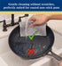Vhalyx 12pcs 7.87"x7.87". (12, (12pcs[Three-Layer 7.877.87inch) Scratch-Free Steel Dishcloths. Reusable, Quick-Dry