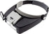 Zega Crafts Headband Magnifier with 3 Multi-Depth Lenses & Detachable Worklight