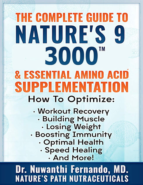 Nature's 9 Essential Amino Acids Supplement, Best EAA Amino Acid Complex, Vegan, 90 Pills