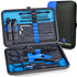 Professional Stainless Steel Nail Clipper Travel & Grooming Kit, 18pcs with Luxurious Case