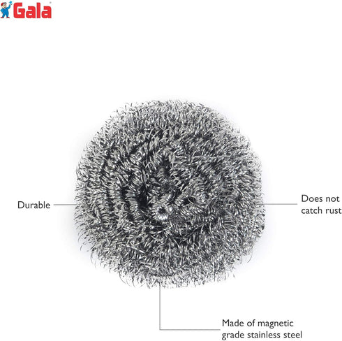 Set (Pack 12) Gala Steel Scrubber Combo