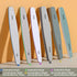 Teenitor Nail File Nail Buffer, 6 pcs Emery Boards for Natural Nails, Nail Buffer and Shine Kit, 100/180 Grit