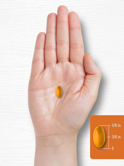 Carlyle Turmeric Curcumin Complex Supplement 3000 mg | 120 Softgel Capsules | Non-GMO, Gluten Free, Ginger
