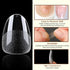UNA GELLA Extra Short Almond Nail Tips - 504 Pcs Pre-Filed Soft Gel x Nail Tips for Home DIY Salon