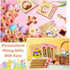 tmlfep 8Pcs Easter Money Holders for Cash Gift, Easter Wooden Money Holders Card Bunnies Ornaments for Holiday Tree