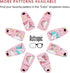 Cotton & Silk Left Eye Patch for Kids Glasses (Left Eye, Balloon)