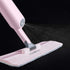 True & Tidy Multi-Surface Spray Mop with Refillable Water Bottle, SPRAY-250, Pink