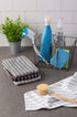 Set DII Cleaning Collection Multi-Purpose Microfiber, Gray Stripes, Dishtowel