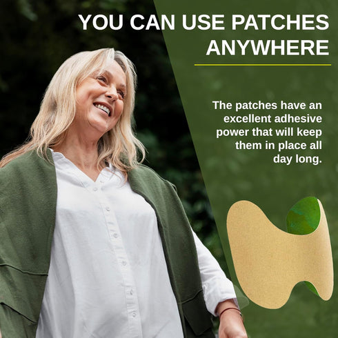 Knee Patches, Extra Strength Heat Patches for Bone on Bone, Wormwood Extract for Muscle Joint Relief
