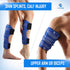 Shin Splint Ice Packs, HSA and FSA Eligible Reusable Hot and Cold Therapy Wrap for Leg or Calf Pain Relief, Freezable