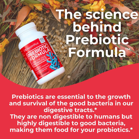 Health Plus Prebiotic Formula, Probiotics + Digestive Enzymes, 180 Capsules
