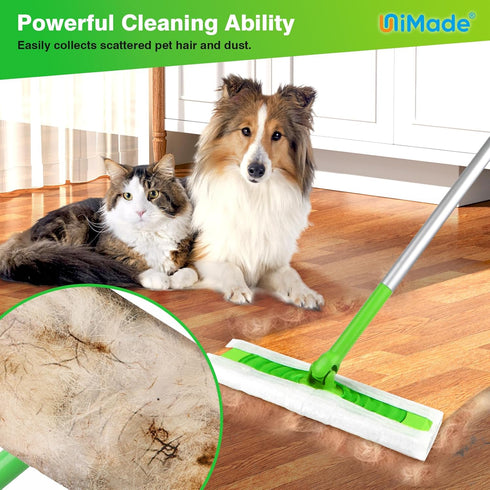Dry Sweeping Cloths, 100 Count Dry Mop Refills for Swiffer Sweeper, Disposable Duster Refills