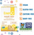 Ener-C Sugar Free Energy Lemon Ginger Multivitamin Drink Mix, 60 Count, Natural Immunity Support