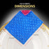 Durable Dish Cloth for Washing Dishes, Reusable Scouring Pad, Non-Scratch Cleaning for Dishes, Pack of 3