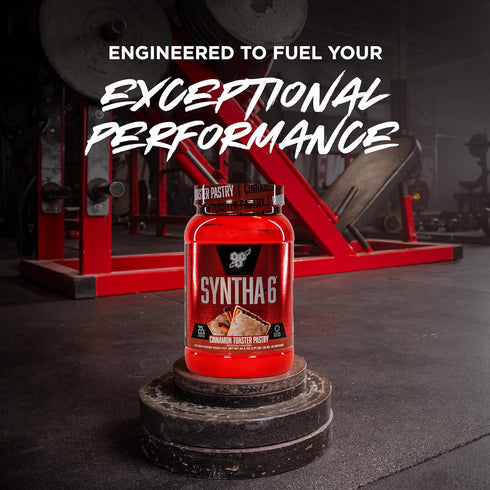 BSN SYNTHA-6 Whey Protein Powder - Cinnamon Toaster Pastry Flavor with Micellar Casein, 28 Servings