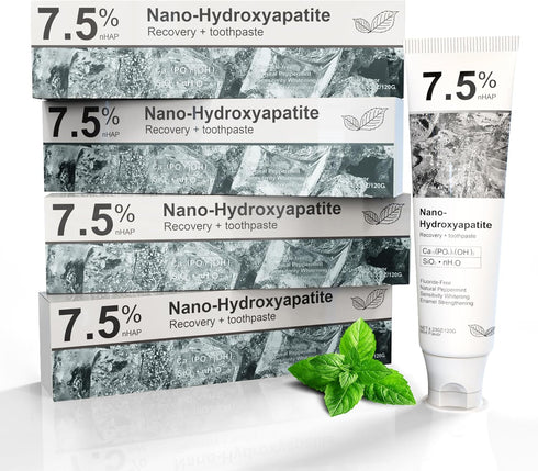 PXHADSMIER Hydroxyapatite Toothpaste for Advanced Enamel Protection, Gentle and Effective Formula, Fresh Breath,