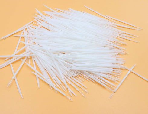 Plastic Toothpicks: Home Teeth Cleaning Tool, Double-ended Toothpicks, Interdental Toothpicks, Pack of 480
