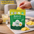 Pack 1.1 oz (12-Pack) Magos Egg Chips Variety Healthy Snack, High Protein Low Carb, Light Cracker-Style Crunch, Bags