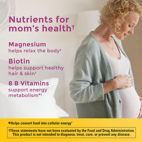 Nature Made Prenatal with Folic Acid + DHA, 110 Softgels for Daily Nutritional Support, 110 Day Supply