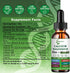 Calcium Magnesium Zinc Liquid Drops - 500mg Magnesium Glycinate, 1000mg Calcium with Vitamin D3, K2, B6, B12