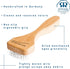 REDECKER Wire Brush with Oiled Beechwood Handle, 5-7/8-Inches, Compatible with Velcro Tape